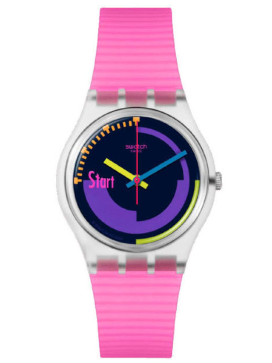 Swatch Swatch Ρολόι Μπαταρίας με Καουτσούκ Λουράκι Swatch Swatch Ρολόι Μπαταρίας με Καουτσούκ Λουράκι