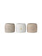 Zen Collection Übertopf Keramik Beige 14x14x12εκ.