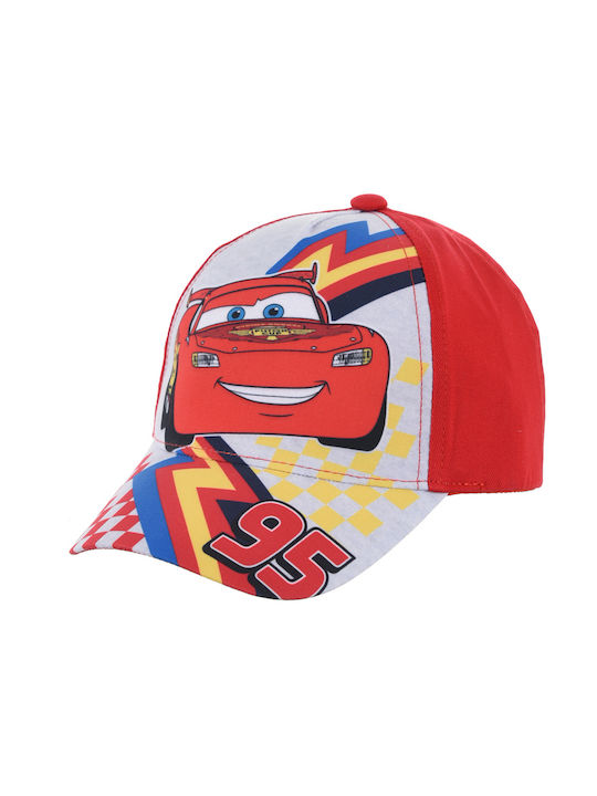 Superheroes Kids' Hat Jockey Fabric Red