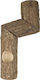 Rodent Tunnel Wood 25.5 Cm Bark Covered Brown