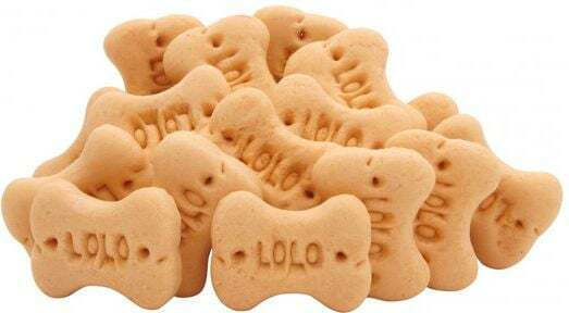 Lolo Pets Bakery Bone Kekse für Welpen Kleine Rassen mit Banane 3kg