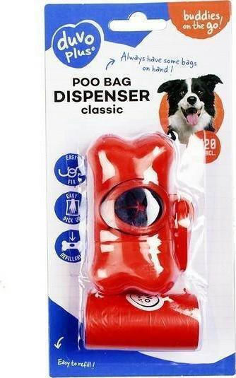 Duvo+ Duvo+ Doser+poop Bags 2x20 Pcs Classic Cube