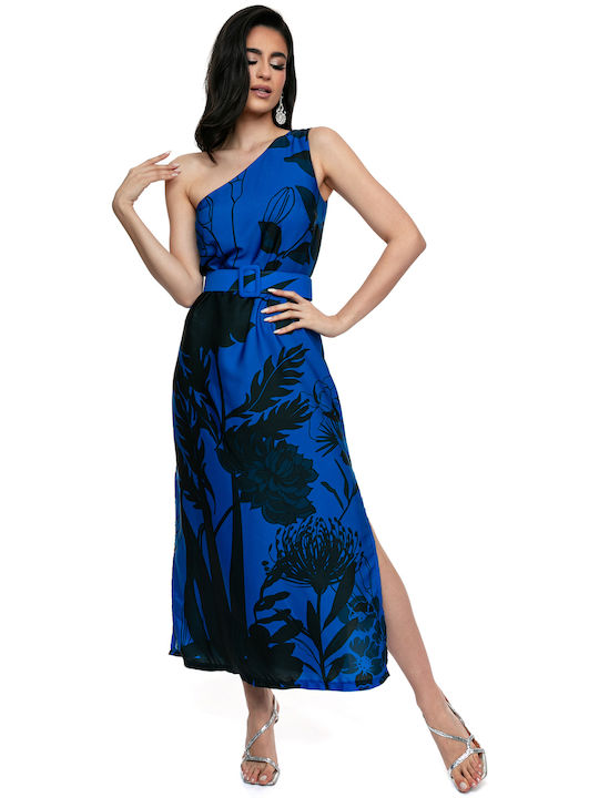 RichgirlBoudoir Evening Dress Satin Blue