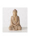 Boltze Dekorativer Buddha aus Holz 30cm 1Stück