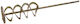 Modeco MN-79-078 Αναδευτήρας Χρωμάτων Hex 80x400mm