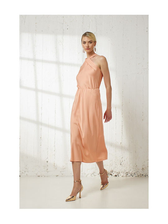 Enzzo Rochie Peach