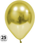Σετ 25 Μπαλόνια Χρυσά 30εκ.