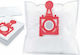 Zelmer Vacuum Cleaner Bags 4pcs Compatible with Vacuum Cleaner Zelmer / Universal