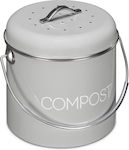 Compost Caddy Bin Κάδος Kομποστοποίησης Οργανικά Απορρίμματα Κομποστοποιητής Κλειστού Τύπου 3lt