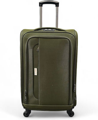 Large Suitcase 77*47*32+5 5cm Green Extension 763100 Olia Home
