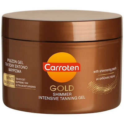 Carroten Gold Shimmer Tanning Gel Gel Tanning for the Body with Color 150ml