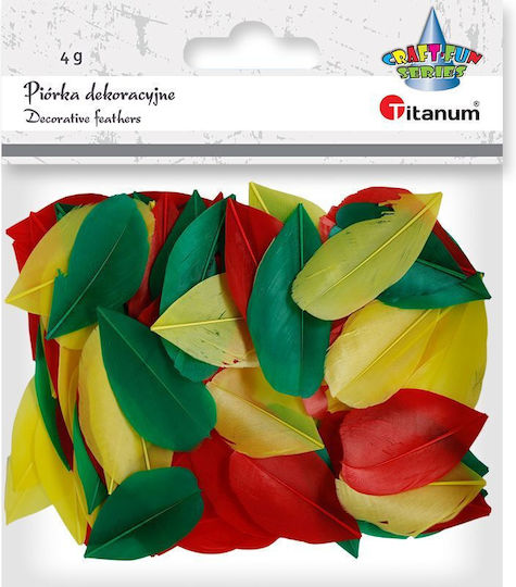 Flakes Titanum Feathers 4g Red Green Yellow