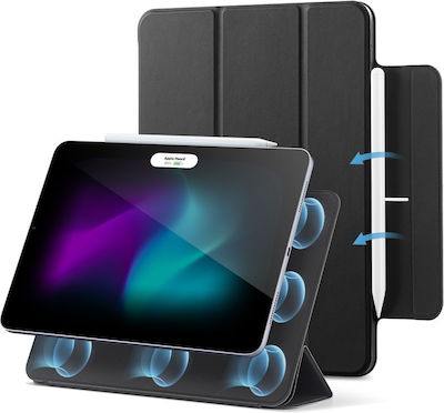 ESR Flip Cover Silicone / Synthetic Leather Black iPad Pro 11 5 / 2024