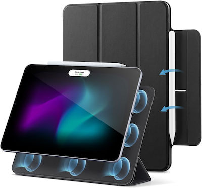 ESR Flip Cover Silicon / Piele artificială Negru iPad Pro 11 5 / 2024