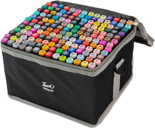 Zeichenmarker Doppelseitig Set 168Stück