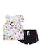 Kids' Set with Shorts Summer 2pcs White