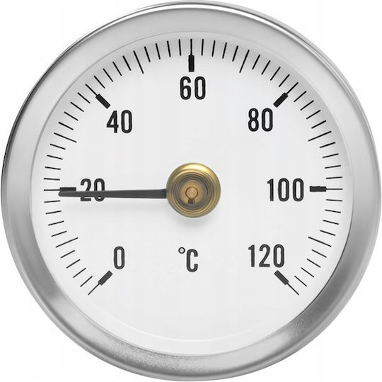 Analog BBQ Thermometer with Probe +120°C / +120°C