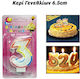 Birthday Candles 6.5cm Number 3