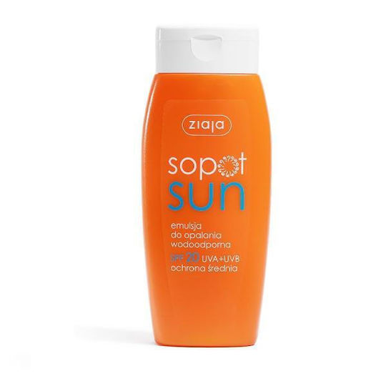 Ziaja Sopot Sun Αδιάβροχη Αντηλιακή Λοσιόν Σώματος SPF20 150ml