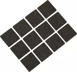 Dedra Τσοχάκια Τετράγωνα με Αυτοκόλλητο 311.204x25mm 12τμχ M311.204