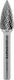 Graphite Router Carbură pentru Metal \ Aluminiu \ Plastic 25mm x 25mm