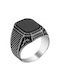 Wolfring Men's Steel Ring