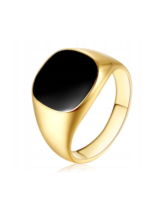 Wolfring Men's Gold Plated Steel Ring