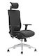 Carmen Cotia Office Chair with Adjustable Arms Black