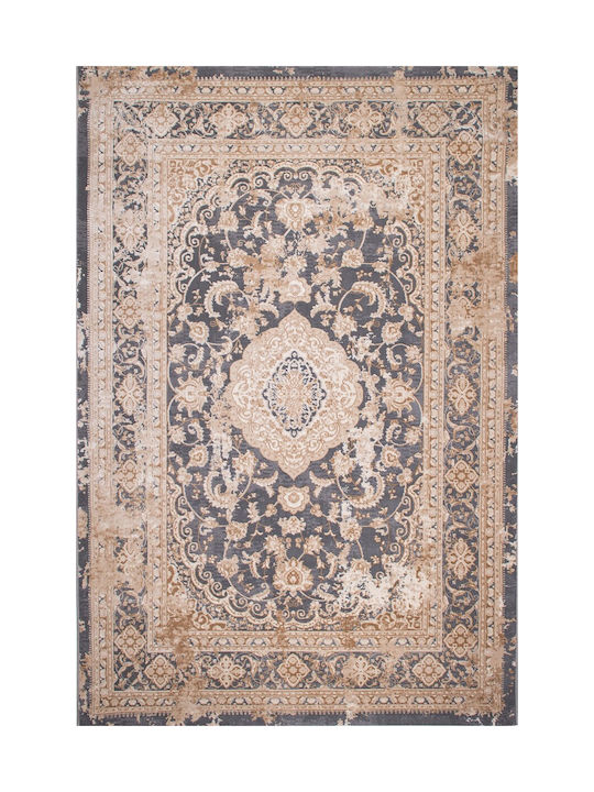 Klonaras Fashion Rectangular Rug Grey Beige