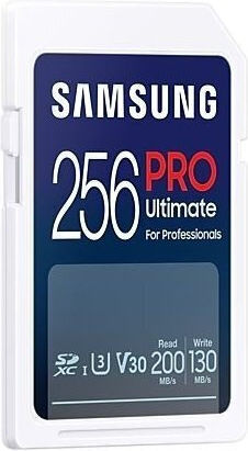 Samsung Pro Ultimate SDXC 256GB U3 UHS-I 130MB/s με USB Reader