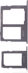 Samsung Slot Card Sim Negru pentru Galaxy J4 Plus, J6 Plus Samsung Slot Card Sim Negru pentru Galaxy J4 Plus, J6 Plus