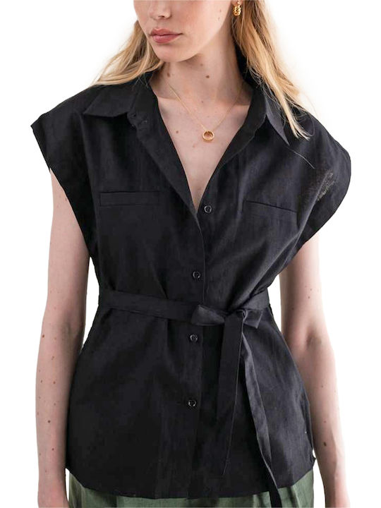 Mind Matter Frankie Women's Shirt Black