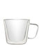 Salt & Pepper Set Tassen Cappuccino Glas Transparent 210ml 2Stück