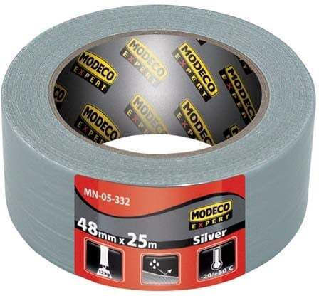 Modeco Ταινία Συσκευασίας 48mm x 10m σε Ασημί Χρώμα