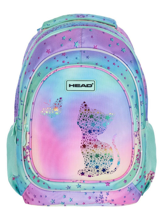 Astra School Backpack with Water Bottle Holder Blue 24L 28 x 15 x 39cm