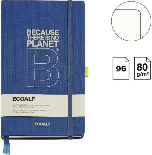 Miquelrius Carnet 96 Foi cu Pagini Albe și Elastic Alb
