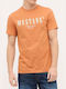 Brak T-shirt Bărbătesc cu Mânecă Scurtă Orange