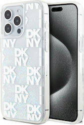 DKNY Liquid Glitter Checkered Pattern Back Cove...