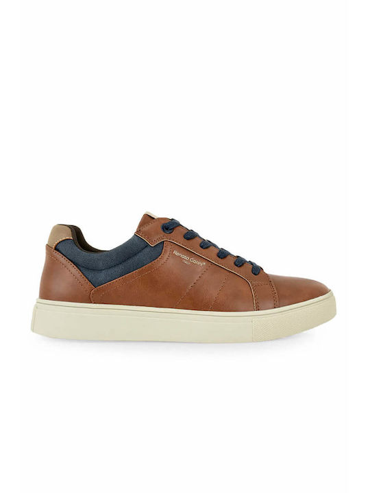 Renato Garini Herren Sneakers Coffee