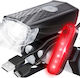 S207 Wiederaufladbar Fahrradlicht-Set