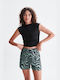 24 Colours Women's Bermuda Shorts Green