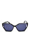 Funky Buddha Women's Sunglasses with Purple Horn-Rimmed Frame and Purple Polarized Lenses FBS2050/006