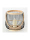 Boltze Φαναράκι Bamboo Μαύρο 21x22x22εκ.