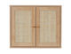 The Home Deco Factory Bathroom Cabinet L60xW20xH50cm Beige