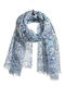 Ble Resort Collection Women's Scarf Blue