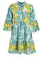 Ble Resort Collection Γυναικείο Φόρεμα Παραλίας Πράσινο