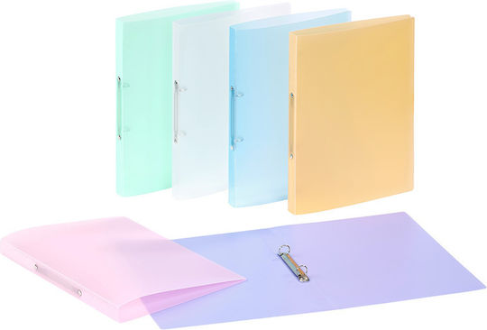 Viquel Clipboard with 2 Rings for Paper A4 (Μiscellaneous colours) 1pcs