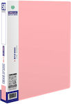 Metron Clipboard Flexible with 50 plastic sleeves Slides for Paper A4 Pink Θεσεων 1pcs 907.591798