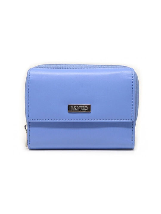 Mentzo Groß Frauen Brieftasche Klassiker mit RFID Hellblau