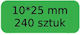 Niimbot 240 Selbstklebende Etikettenrollen 10x2...